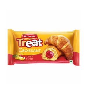 Britannia Treat Mixed Fruit Croissant 47 g (Pack)