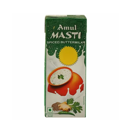 Amul Masti Spiced Buttermilk 200 ml (Tetra Pak)